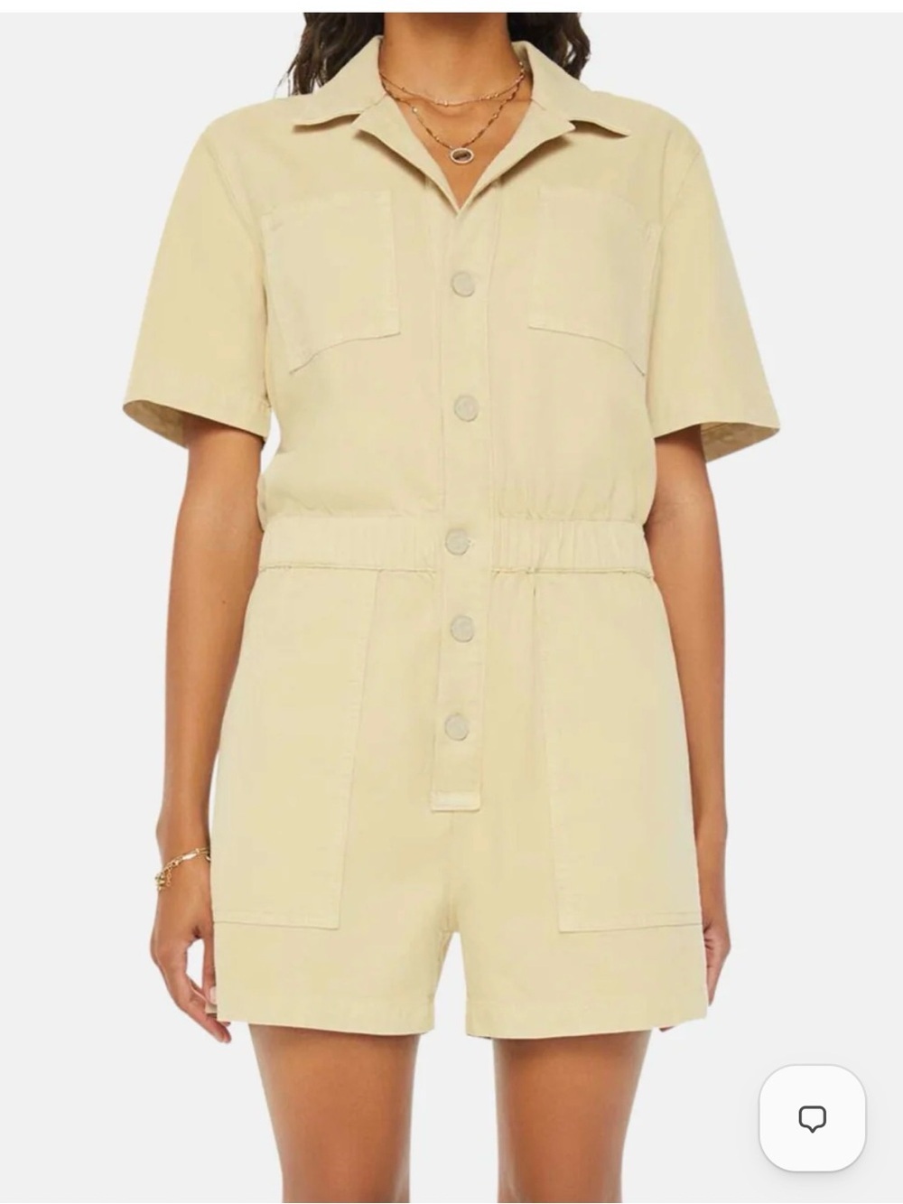 $395 MOTHER THE PATCH SPRINGY ROMPER MOJAVE DESERT